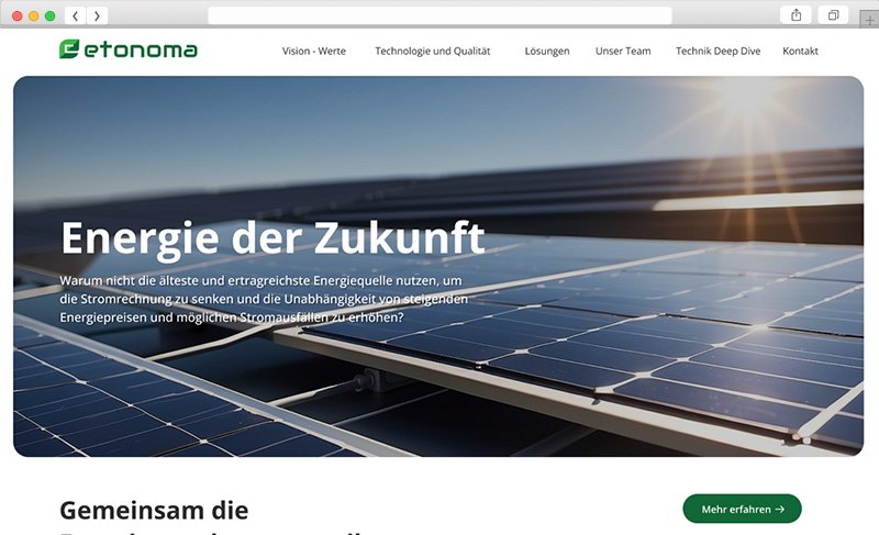 Etonoma — web sajt