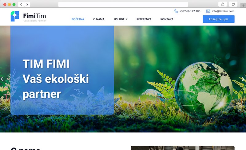 Tim Fimi — web sajt